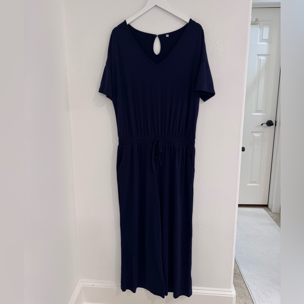Navy Pant Jumpsuit
